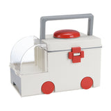 Medicine Storage Box PP AS Ambulance Shaped Portable Aid Kit Container Emergency Medicine Organizer V1294-YM0901-3117240148711