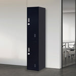 2-Door Vertical Locker for Office Gym Shed School Home Storage V63-832471