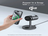 Aukey MagFusion 3-in-1 Pro Qi2 Active Cooling Wireless Charging Station V1089-LC-MC311A