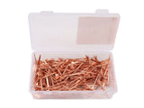 250Pcs Horseshoe Nails Copper Plated Rustproof Equestrian Riding Equipment Pet Supplies 47.5mm E4 V1294-YM0706-3111230194812