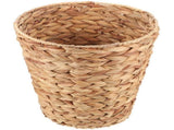 Brown Rattan Trash Can Woven Storage Basket for Home Office Bedroom Sundries Storage V1370-AZ4-20893