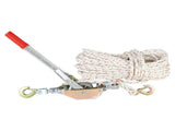 Rope Puller, 3/4 Ton Pulling Capacity, with 30.48 m of 15 mm dia. Rope, 2 Hook, Come Along Winch, V952-DLSJXQ34T100P5QJIV0