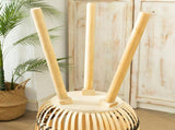 Woven Flower Pot Faux Rattan Planter High Living Room Floor Shelves V1294-YM0626-230201QY03-2