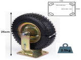 4x 8 Inch Castor Caster 2x swivel 2x fixed Pneumatic Tyres Wheels Trolley Cart Wheelbarrow V324-4X8ININFTYRE