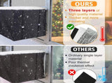 Air Conditioner Covers for Window Units - 3 Layers Insulation Outside AC Cover with Elastic V1188-YT-A-3