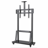 32" -100" Heavy Duty Floor TV Stand TV Cart Trolley Height Adjustable Mount Bracket V767-U-990A