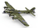 Sluban B1367 Model Kit 144 B17 Flying Fortress Heavy Bomber WWII USAAF Army Air Force Building SLB1367