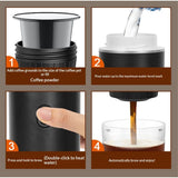 Portable Battery Coffee Maker Espresso Machine, Car Travel Coffee Mini Espresso Machines V1192-AZ-W-0022