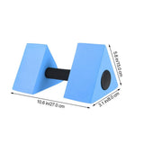 2Pcs Eva Water Dumbbell Set Blue for Pool Exercise and Water Aerobics Workout V1366-AZ2-W-13565