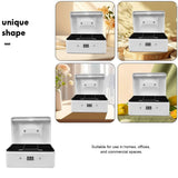 White Cash Safe Box Combination Lock Home Office Secure Storage V1369-AZ3-W-22507