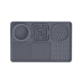Multi-Functional Slow Feeder Mat for Dogs- Anti-Slip Lick Pad with Multiple Textures Rectangle 2PCS V888-ELOSUNG10447