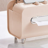 Desktop Tissue Box Multifunction Tissue Storage Dispenser with Phone Holder Remote Control Organizer V1294-YM0710-3117230308312