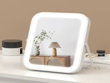 Lighted Vanity Mirror, Makeup Mirror with Light, Dimmable Touch Screen, Portable Travel Mirror with V1369-AZ3-W-06478