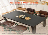 Rectangle Dining Table, 63 inch Length Large Wood Tables for 4-6 Person, Modern Dinner Furniture, V952-ZFXCZBKTZQMDUVESOV0