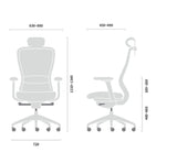 UFOU VX Ergonomic Office Chair Mesh Work Computer Gaming Designer - Lion V563-68090