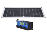 10W Solar Panel Set with 10A Controller Exhaust Fan for Car Yacht RV Boat Moblie Phone Battery V1294-YM0523-3114210164911