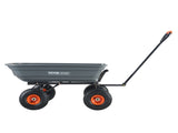 Dump Cart, Poly Garden Dump Cart with Easy to Assemble Steel Frame, Dump Wagon with 2-in-1 V952-SLZXTC600B005GQJAV0