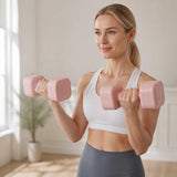 Centra Adjustable Dumbbells Set 2-5kg Quick Lock TPU Grip for Home Workout Pink SP1112-PK-AU