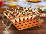 Ice Cream Cone Holder,Wooden Food Cone Holder With 36 Holes, Food Display Stand, Snack Tray, Hand V1366-AZ2-W-03830