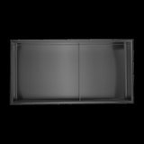 641 x 336 x 101mm Shower Niche Double Shelf Organizer No Tile Needed in Black V63-900751