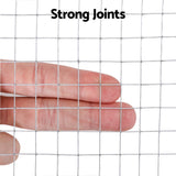 i.Pet Poultry Chicken Fence Pet Netting Wire Mesh Roll Duck Goose Coop 25Mx1.2M PET-CF-25X120-SV
