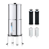 Aimex Portable Water Filter - Gravity-Fed, 304 Stainless Steel, Fluoride Removal V502-AIMEXSSGRVTFDCH