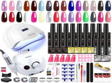 Nail Art Kit Gel Lamp Nail Grinder Nail Polishes Nail Art Tools Nail - Multi - Size 168-7 V1102-109-81783-MLT-168-7