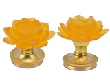 2 Set LED Buddhist Light 3 Color Adjustment Buddha Lamp Plug In Flower Light for Home Buddhist V1294-YM0714-3115210177213