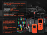Automotive Circuit Tester Kit, 8 - 35 DCV Power Circuit Probe Tester with TFT Color Display and V952-DLXQCDLCSYKCJAAG2001V9