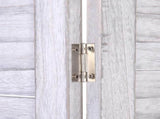 Artiss 4 Panel Room Divider Screen 163x170cm Shelf White RD-B-0590-4P-WH