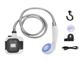 Portable Camping Shower Set 2000mAh Battery Rechargeable Shower Pump with Shower Head for Outdoor V1294-YM0901-3112260002811