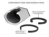 Espresso Tamping Station, Coffee Portafilter Holder, Aluminum Alloy Stand for Most 51mm, 53mm, 54mm, V1192-AZ-W-0343