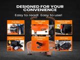 UNIMAC 15L Pancake Air Compressor, 116PSI Portable Silent Oil-Free Electric, for Airtools Tyre V219-TOLACMUM1C5FA