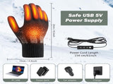 USB Heated Gloves, Winter Warm Heated Gloves Touchscreen Gloves Hand Warmers Work Gloves Unisex V1259-DP01-A-4125