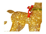 Christabelle 3 Reindeer Family Christmas Light Up Display 1.07m Rich Gold Animated Outdoor Indo 112_SHE205