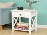 Levede 2x Bedside Tables Drawers Side EB0604X2