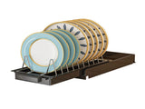 Pull Out Cabinet Organizer Stainless Steel Multifunctional Slide Out Shelves for Plates Kitchen V1294-YM0706-3118230198511