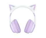 Cat Ear Bluetooth Gaming Headphones Wireless Foldable Music Headset with LED Light Detachable V1263-JX-123