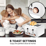 Pronti Toaster, Kettle & Coffee Machine Breakfast Set - White CM-KL-TS-COM-WH