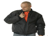 HUSKI Mens Quilted Combat Bomber Waterproof Jacket Windproof Workwear Coat - Navy - X-Small V563-HUSKI-918014-NVY-XS