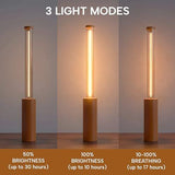 Cordless Table Lamp Rechargeable, Black Aluminum Touch LED Lamp, Dimmable 2200K Warm White, USB-C V1107-124-48716-GLD