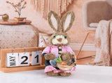 Rustic Easter Home Decor - Bunny Figurine Party Supplies V1294-YM0710-230131TW03