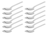 12Pcs Thickened Coffee Spoon 316 Stainless Steel Mirror Polishing Dessert Spoon Gift SetJ13421/04 V1294-YM0721-3118210027911
