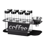 8 Piece Coffee Bean Storage Tube Set with One Way Valve V1237-ZY-818-156