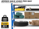 Centurion Standard 1 Bay 1.5M Wide Long-Span Garage Shelving 400kg LS-100