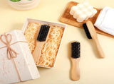 30 Pack Boar Bristle Hair Brush, 100% Soft Natural Bristles, Wooden Handle, for Women Men Thick Fine V1189-LC-RY-00071