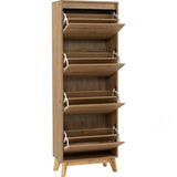 Hirado Tall Shoe Cabinet - Natural V656-372069