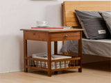 Classic Bedside Table Drawer Side Table Living Room Coffee Tea End Table V767-XJJ227-S-G2