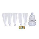 Ceiling Fan Light Dimmable 3 Wind Speed Timer E26 Screw in Ceiling Fan with LED Light for Bedroom V1294-YM0901-3119240075612