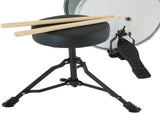 Karrera Mini 4-Piece Children Drum Kit Set Wooden with 2 Toms Bass Pedal Snare Stool Metallic G 4PC-DRUM-GN